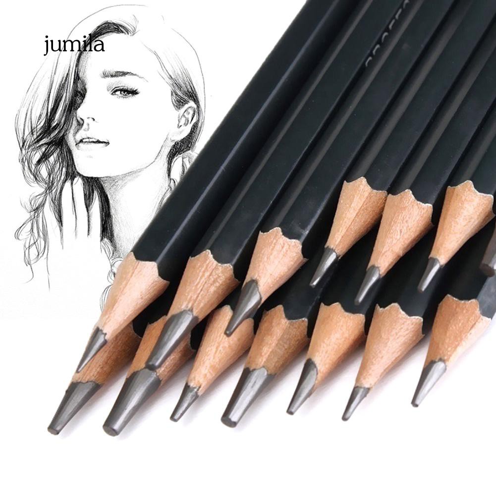 Bộ 14 bút chì 6h-12b vẽ chuyên nghiệp