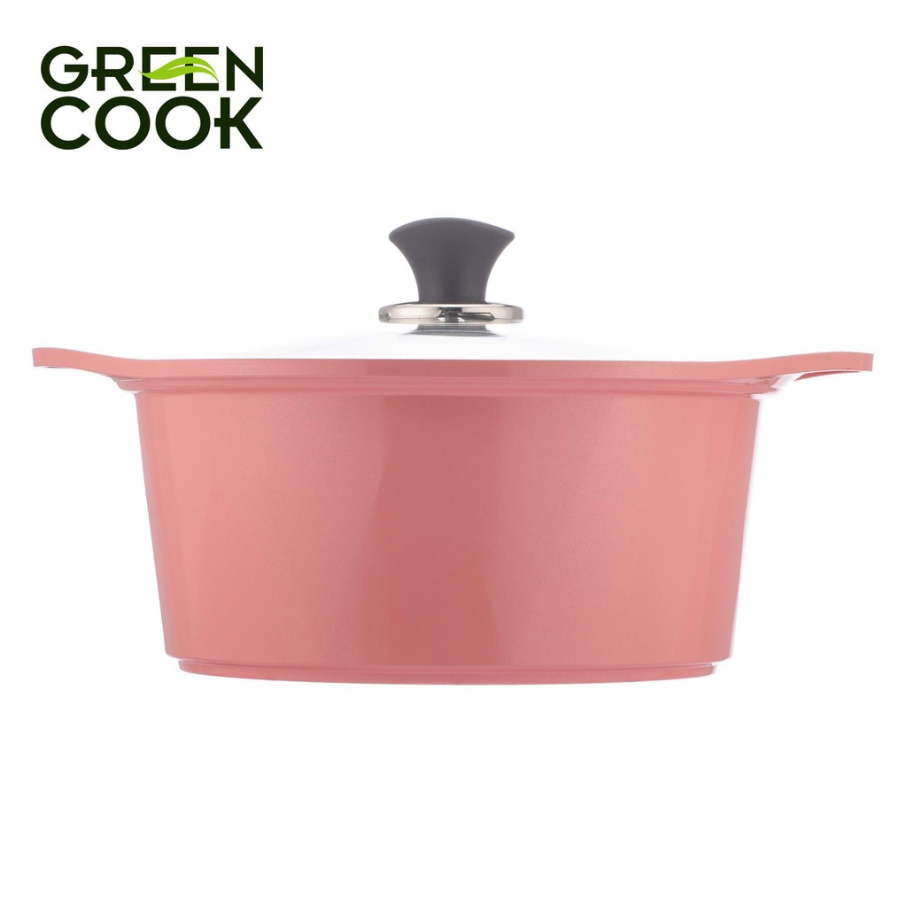 Nồi đúc chống dính ceramic Greencook GCS02-16 size 16cm