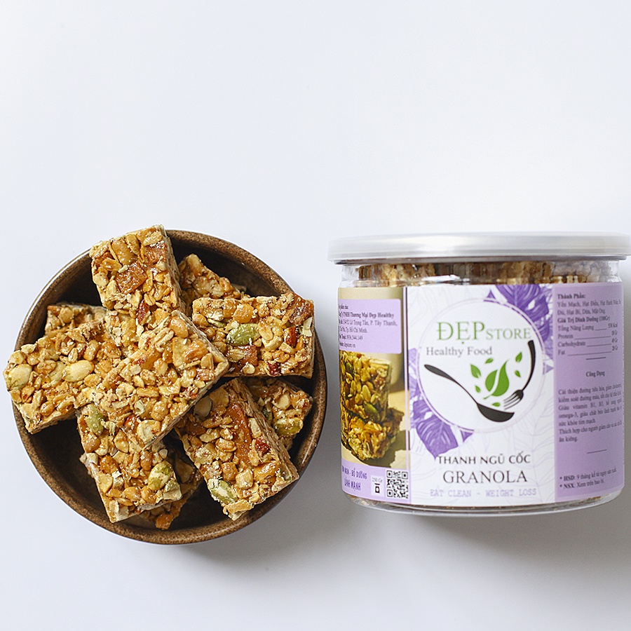 Thanh Ngũ Cốc Dinh Dưỡng Granola Đẹp Store - Thanh Ngũ Cốc Ăn Kiêng.