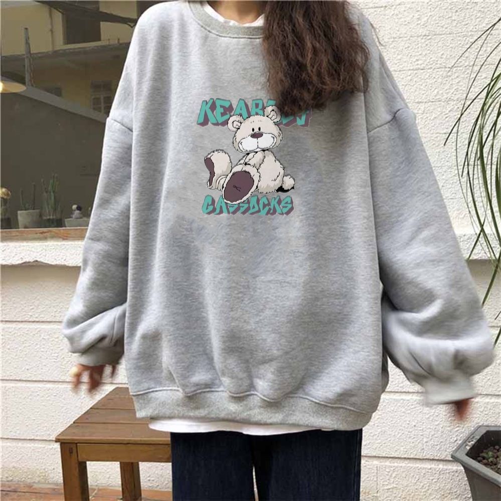 Retro autumn winter sweater Korean version loose and versatile thin long sleeve BF top | BigBuy360 - bigbuy360.vn