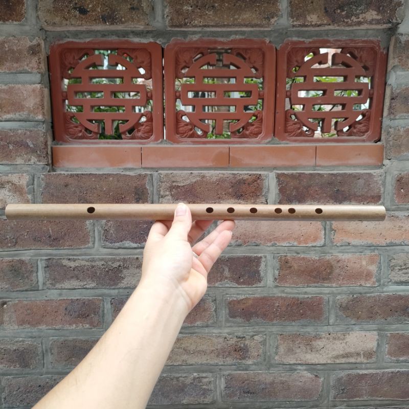 Sáo Trúc Si Giáng Tone Bb4 Nứa Bắc Chuyên Nghiệp (Free Ship) Nứa Già Tròn Đầm Tay