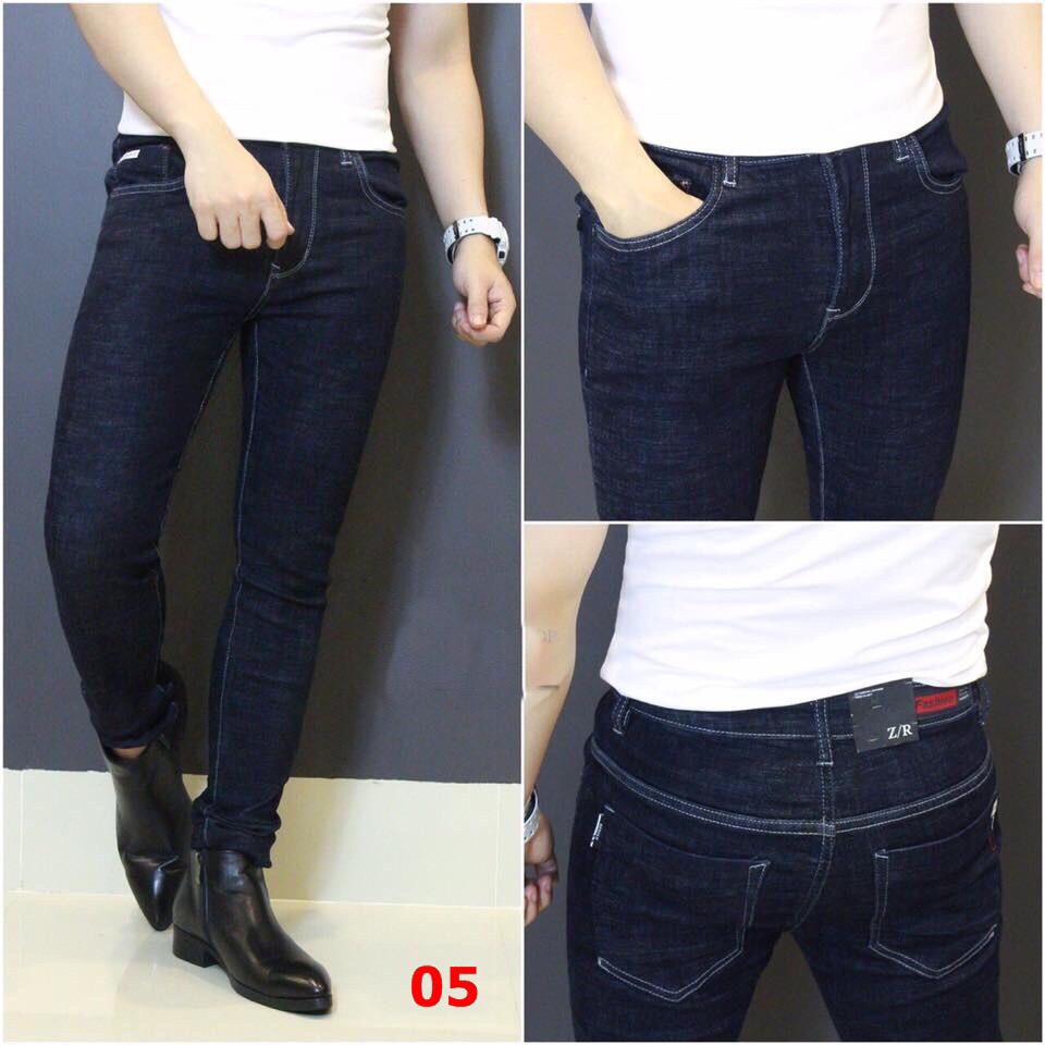 QUẦN JEAN NAM XM007DR CHẤT BÒ  XANH TRƠN CO GIẢN MẠNH MS 05 .shop.one | BigBuy360 - bigbuy360.vn