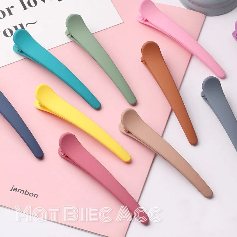 Kẹp Tóc Mỏ Vịt Cute 7 Màu 7.5CM