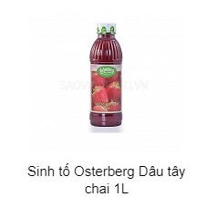 Sinh tố trái cây Osterberg chai 1L