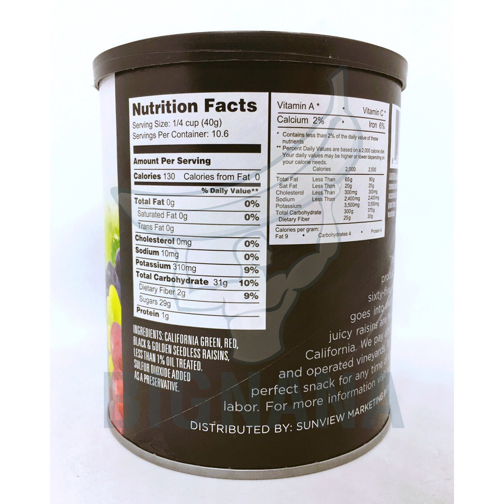 Nho Khô Mỹ Sunview Raisins 425g (Hỗn Hợp, Thập Cẩm) | BigBuy360 - bigbuy360.vn