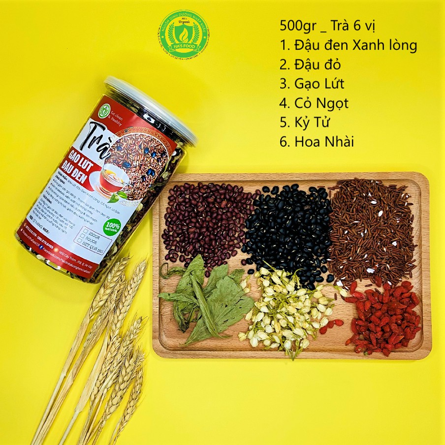 Trà giảm cân thảo mộc hafood, Trà gạo lứt giúp dáng đẹp, lợi sữa tốt cho bà bầu | BigBuy360 - bigbuy360.vn