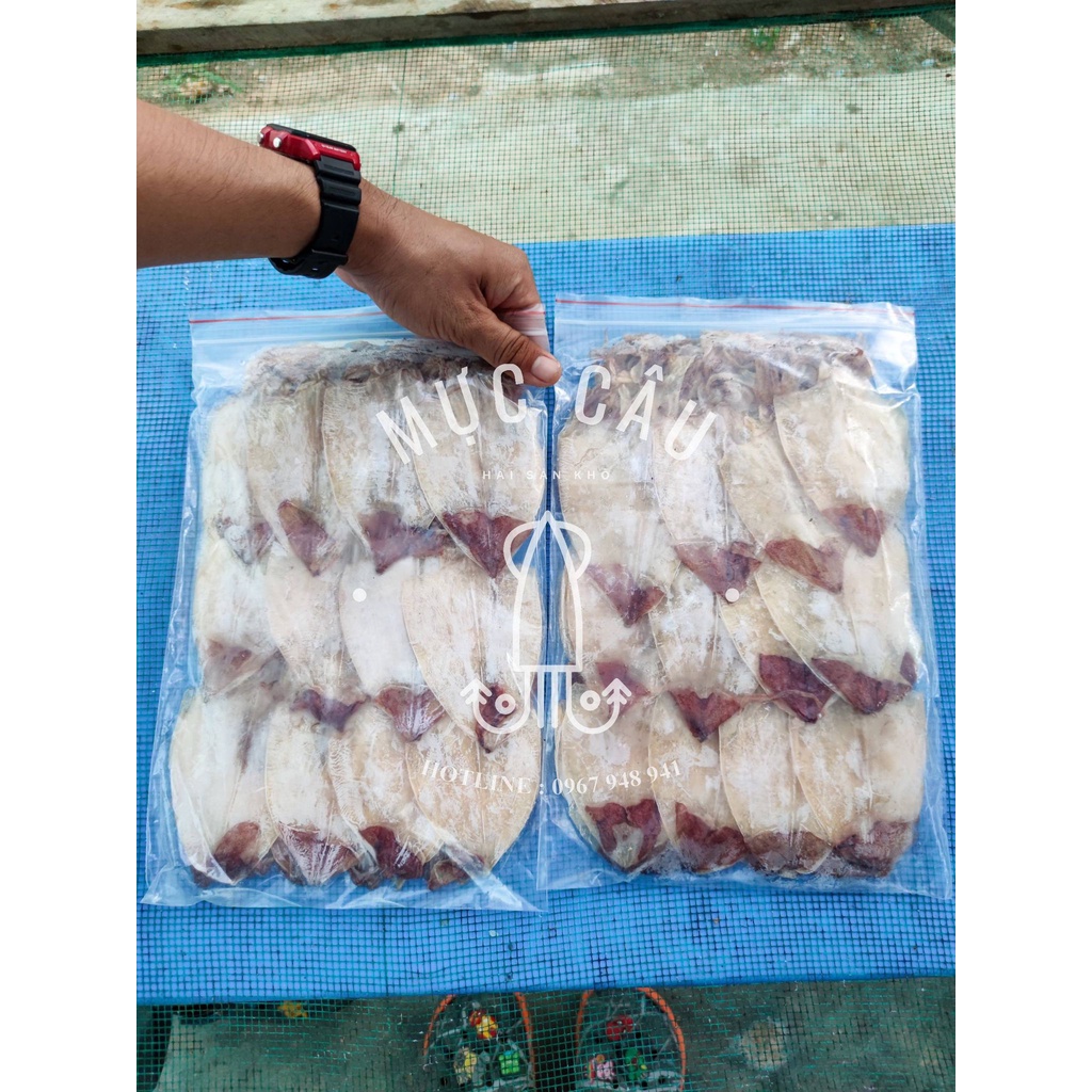 [ĐỒ ĂN VẶT] 5 con MỰC LÁ Mực khô sấy khô size nhỏ - Hàng cao cấp, dày cơm, không chất bảo quản 30-35 con/Kg | BigBuy360 - bigbuy360.vn