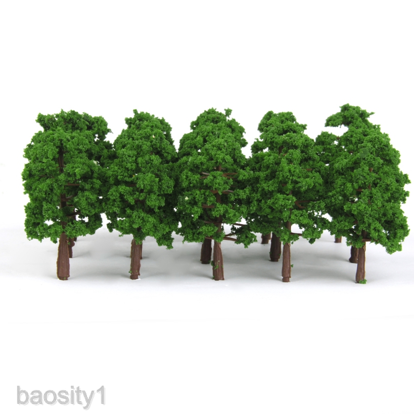 [Baosity1] 60 Mô Hình Cây Trang Trí Phong Cảnh Đường Ray Xe Lửa Diorama Tỉ Lệ 1: 150 N