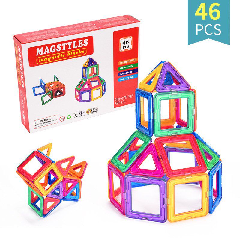 ĐỒ CHƠI XẾP HÌNH NAM CHÂM MAGNECTIC LOẠI MẢNH TO