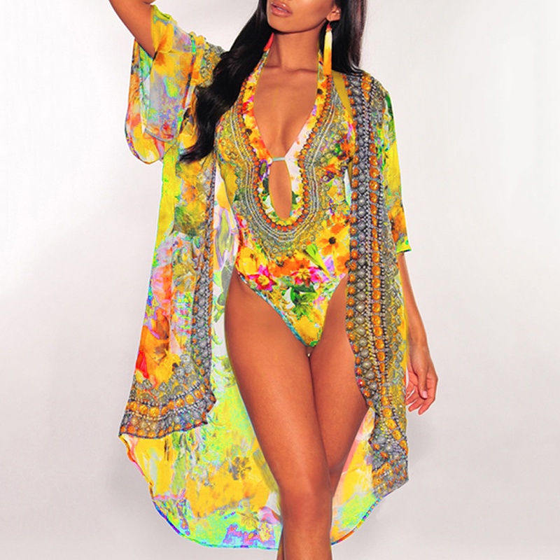 Bộ Bikini Họa Tiết In Plus Size Cho Nữ | BigBuy360 - bigbuy360.vn