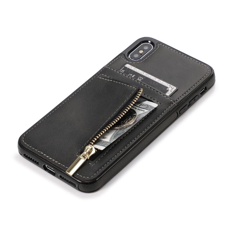 Ốp điện thoại kết hợp ngăn đựng tiền bằng da PU cho Iphone 11 Pro 6/s/p/sp/7/p/8/p/X/Xr/Xs/Max | BigBuy360 - bigbuy360.vn