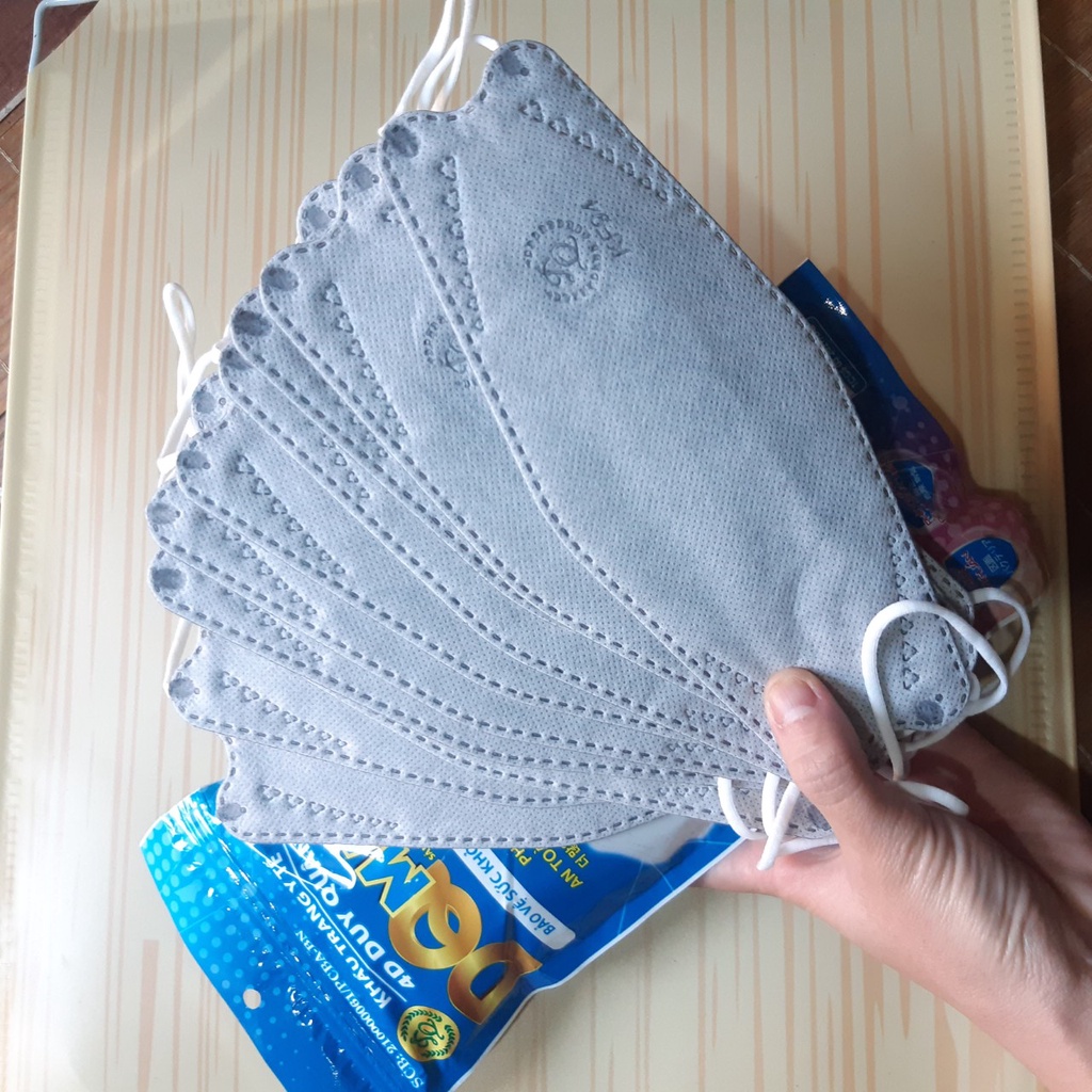 [Combo 300C] Một Thùng Khẩu Trang 4D DQ Mask KF94 Y Tế Duy Quân Xuân Lai Chất Dày Dặn Quai Bền Ôm Sát Mặt | BigBuy360 - bigbuy360.vn