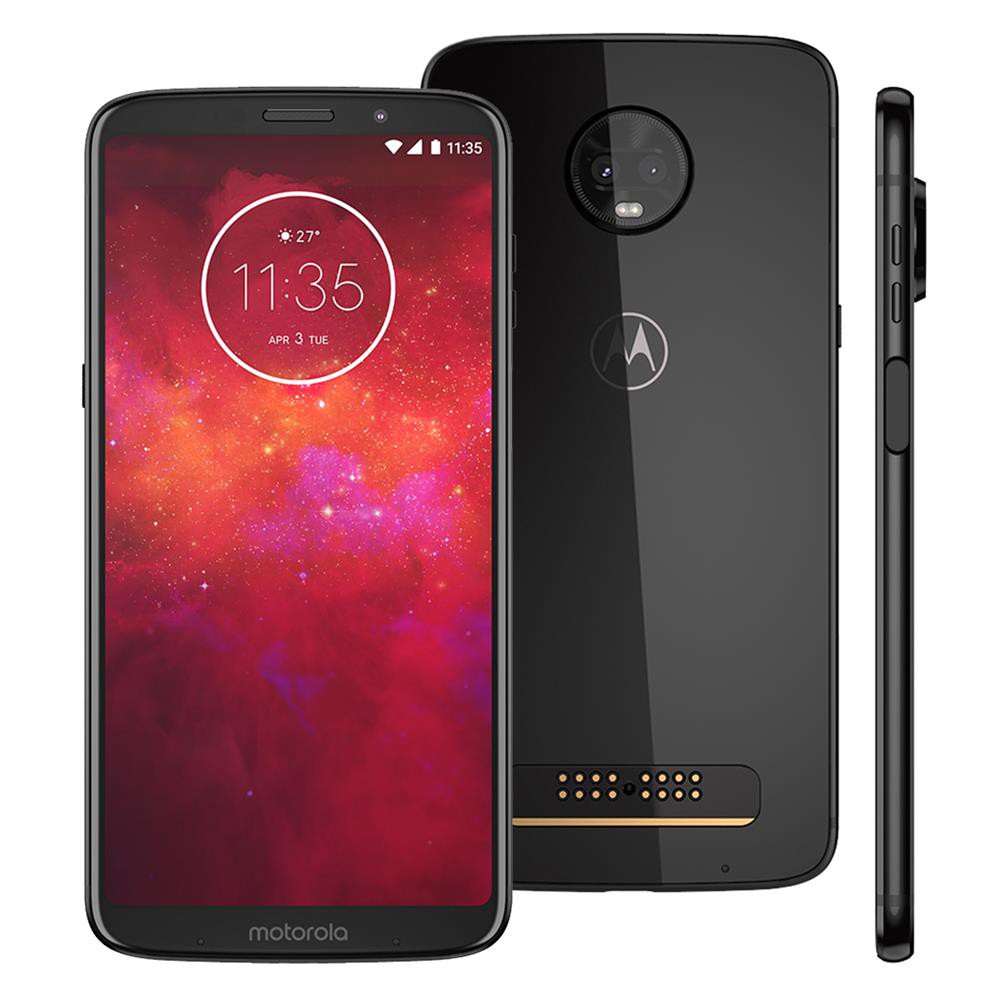 Điện Thoại Motorola Moto Z3, Bộ nhớ Ram 4/64GB, Chip Snapdragon 835, Android gốc siêu mượt - Hỗ trợ 5G