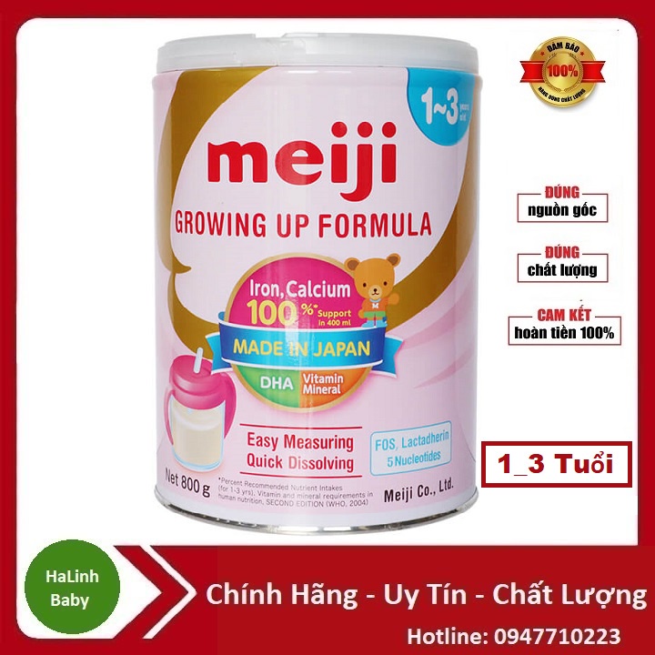 Sữa Meiji số 0, 9 Nhập khẩu 800g [Date 2023]