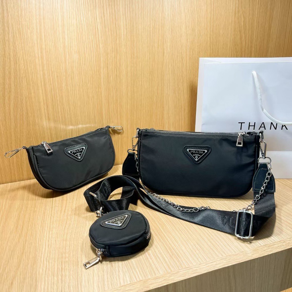 Prada Túi Xách Nữ Đeo Chéo Thời Trang Hàn