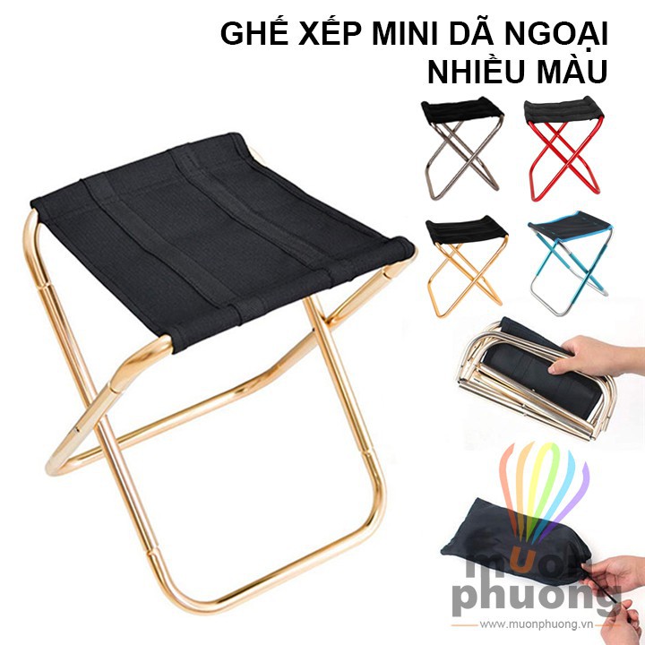 [FRSHIP 20K] Ghế xếp cắm trại dã ngoại câu cá du lịch mini siêu gọn nhẹ - MUÔN PHƯƠNG SHOP