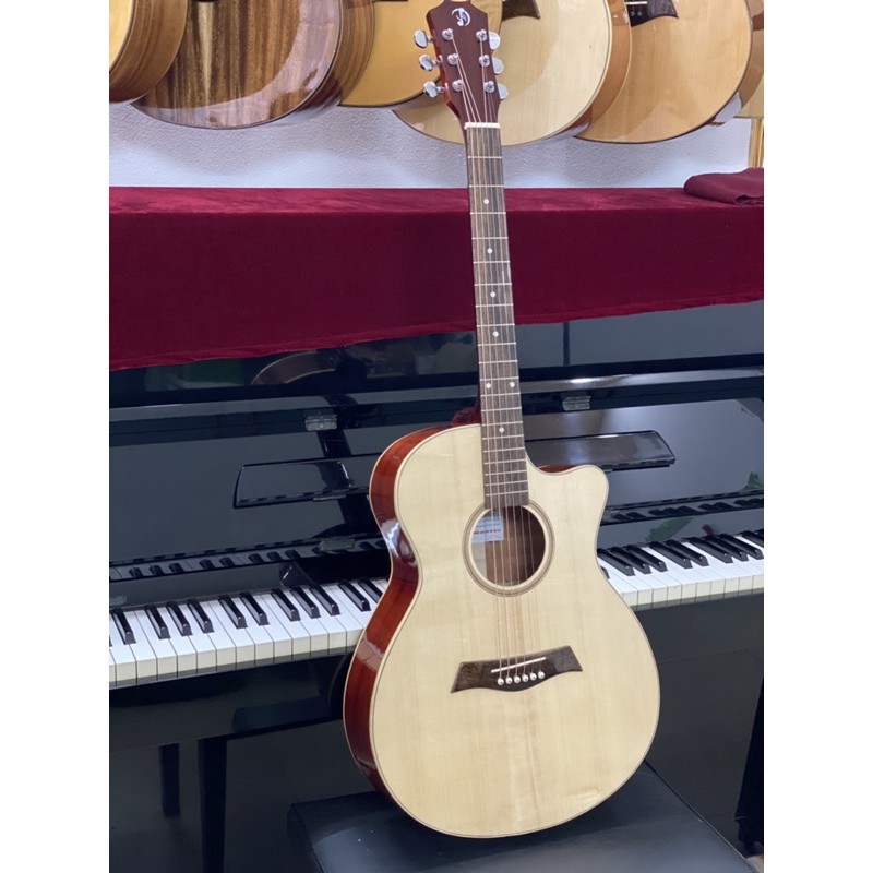 Đàn guitar acoustic VP A1L gỗ Hồng Đào 100% gỗ thịt chất lượng cao âm thanh tuyệt vời Đàn ghi ta giá rẻ chất lượng