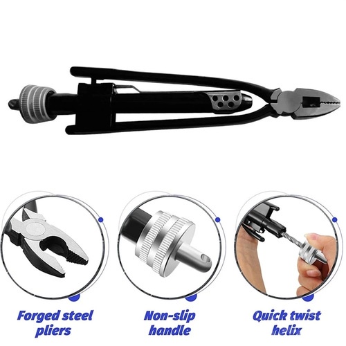AIDEEPEN Kìm xoắn dây điện 6 "/ 9" an toàn tiện lợi cho máy bay điều khiển từ xa