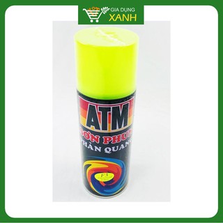 Sơn xịt ATM phản quang màu F3, màu vàng, 400ml