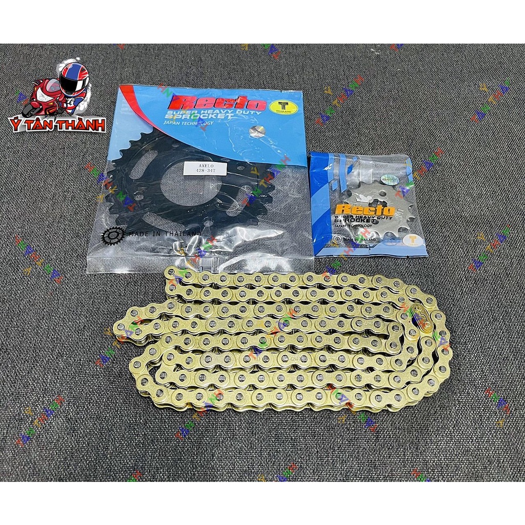 nhông sên đĩa recto xe axelo MS 204