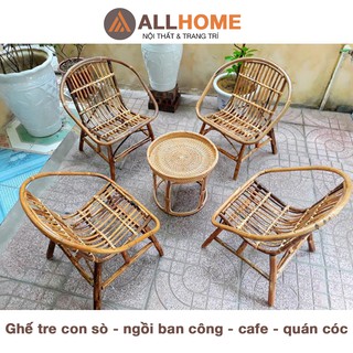 Ghế Mây Sò ALLHOME Giá Rẻ Dùng Cho Quán Cafe Quán Cóc Ban Công Homestay
