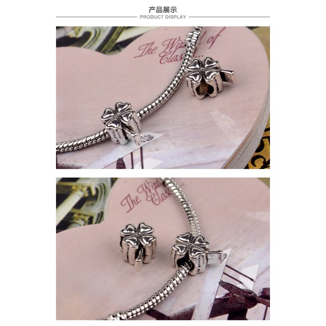 Combo 2 charm cỏ may mắn