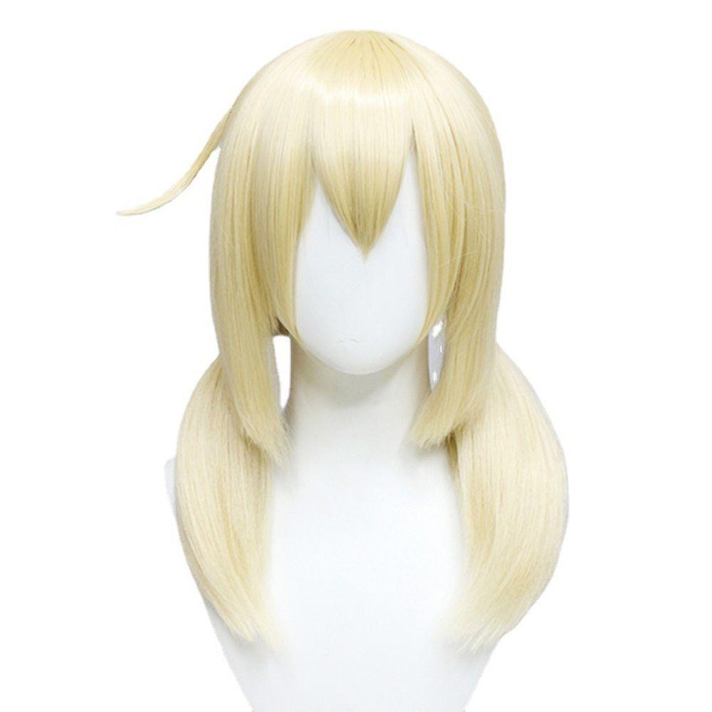 Tóc Giả Bằng Sợi Tổng Hợp Màu Be Dùng Hóa Trang Nhân Vật Anime Thời Trang|Bộ Tóc Giả Chịu Nhiệt Tốt Tiện Dụng