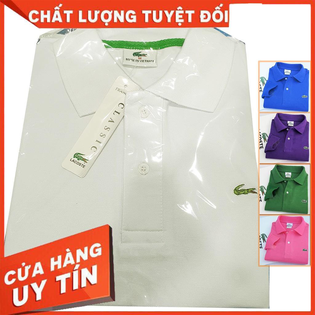 Áo Thun Nữ Có Cổ Vải Cá Sấu Hàng Xịn Thoáng Mát HXKVN