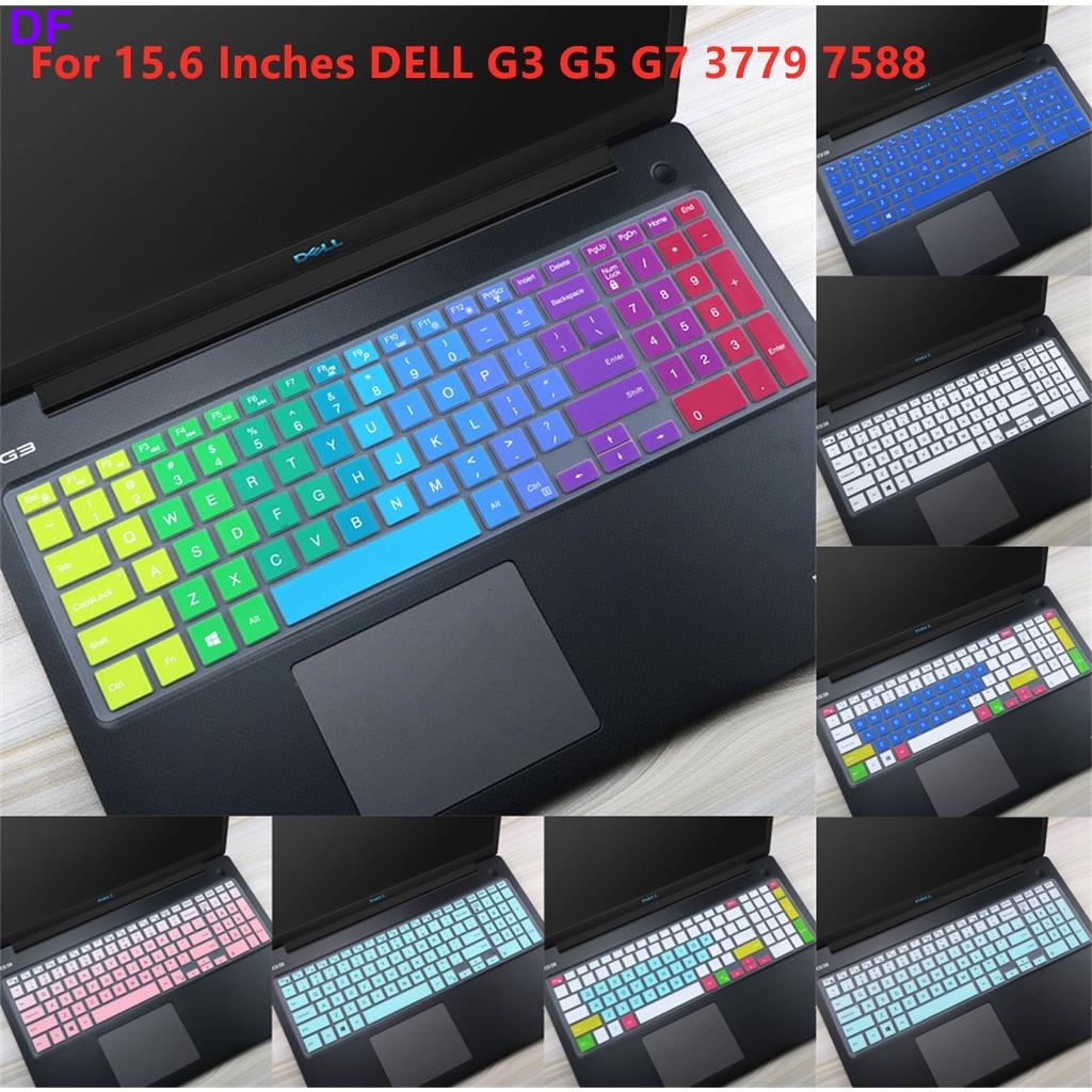 Df.ultra Miếng Dán Bàn Phím Silicon Mềm Mỏng Cho Laptop 15.6 Inch Dell G3 G5 G7 3779 7588