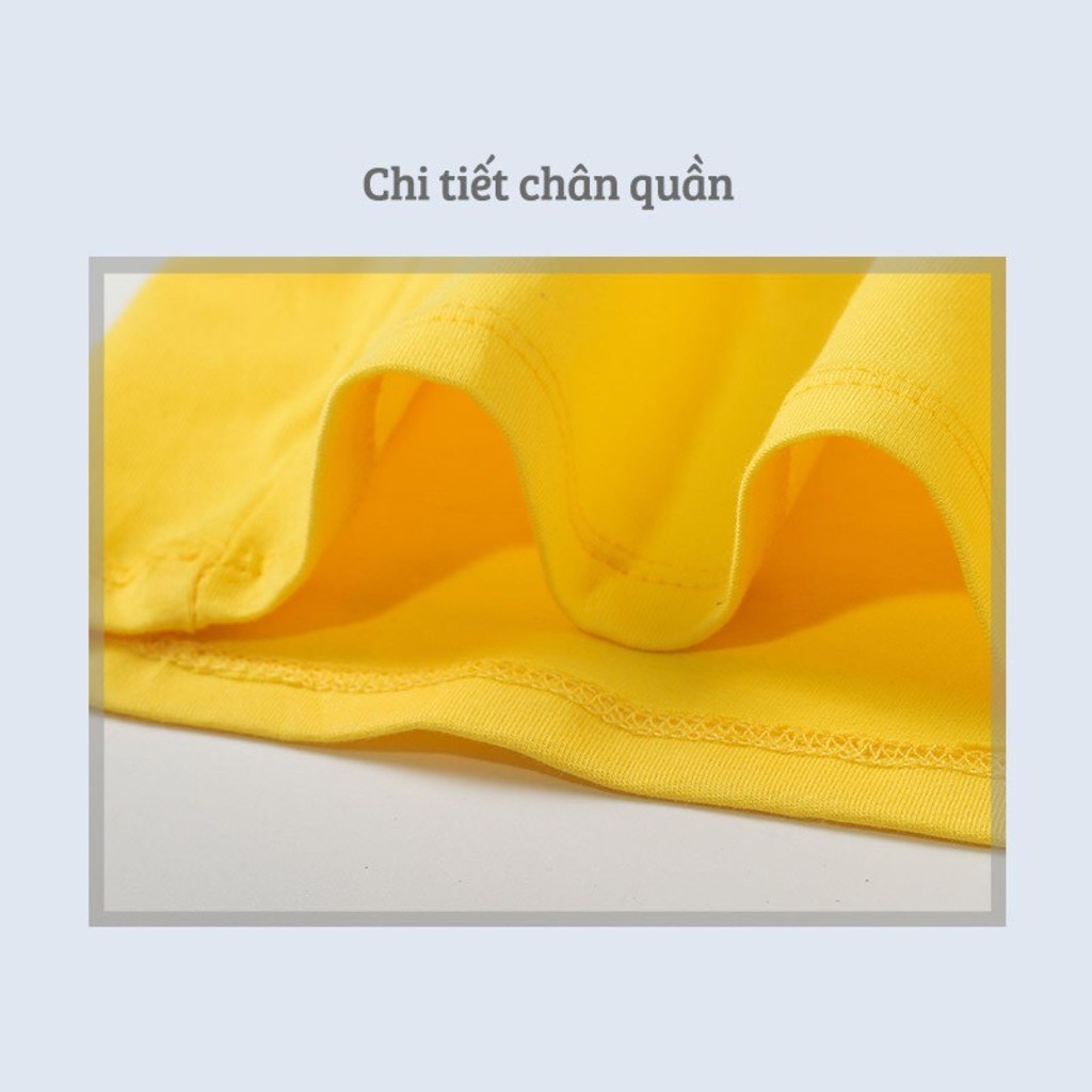 Quần đùi cho bé QT001 chất liệu cotton sợi thoáng mát co giãn size từ 8 đến 40kg BabyloveGO