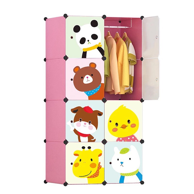 [Xả kho giá sốc]TỦ NHỰA GHÉP 8 Ô