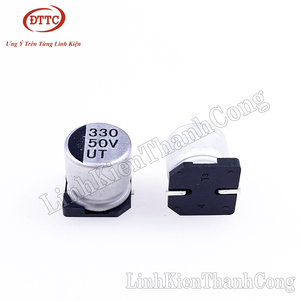 Tụ Nhôm 330uF 50V 10x10.2mm