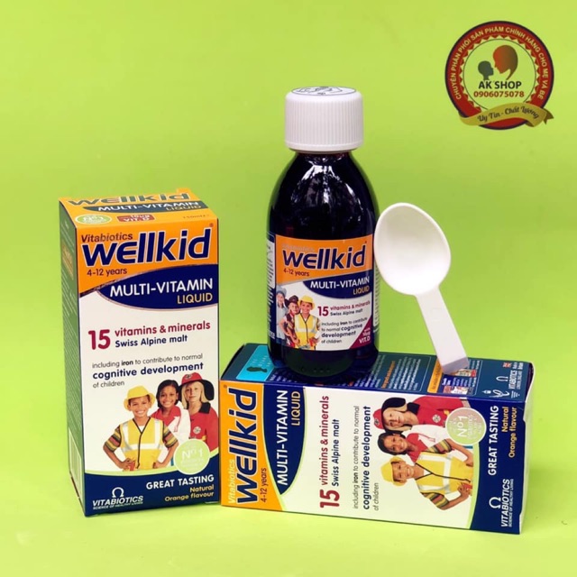 Vitamin Wellkid hàng chính hãng vitabiotics UK
