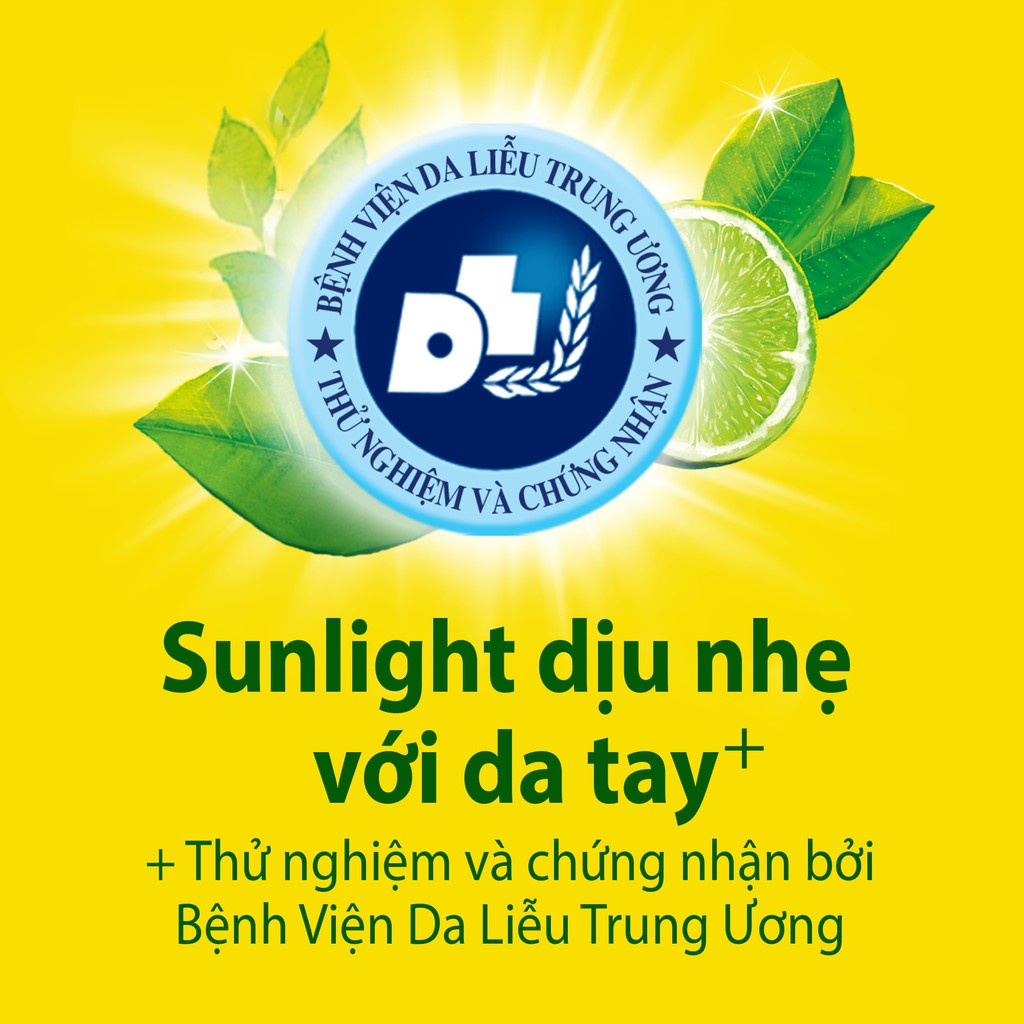 Nước rửa chén Sunlight Chanh Túi 2.6 kg