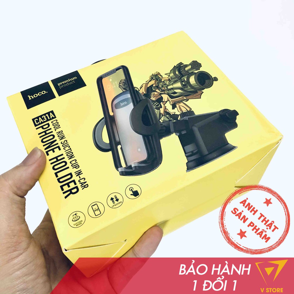 GIÁ ĐỠ ĐIỆN THOẠI CA95 TRÊN XE HƠI Ô TÔ NHỰA PC HOCO CA31A