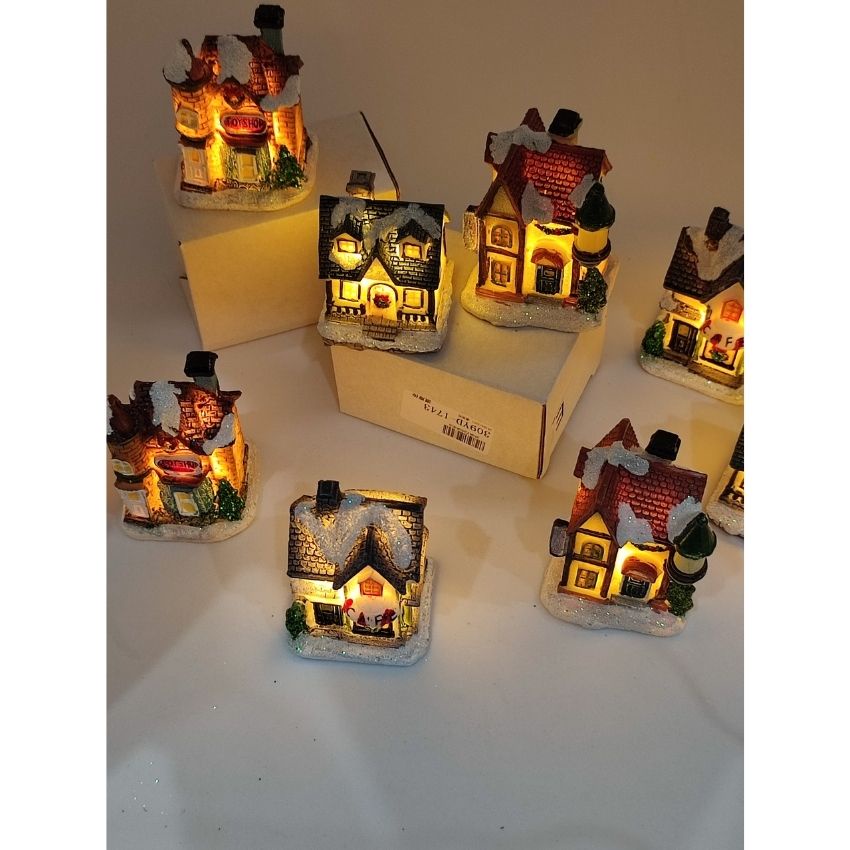 Đèn Led Hình Ngôi Nhà Độc Đáo Thích Hợp Trang Trí Trong Đêm Giáng Sinh, Để Bàn Học - P086