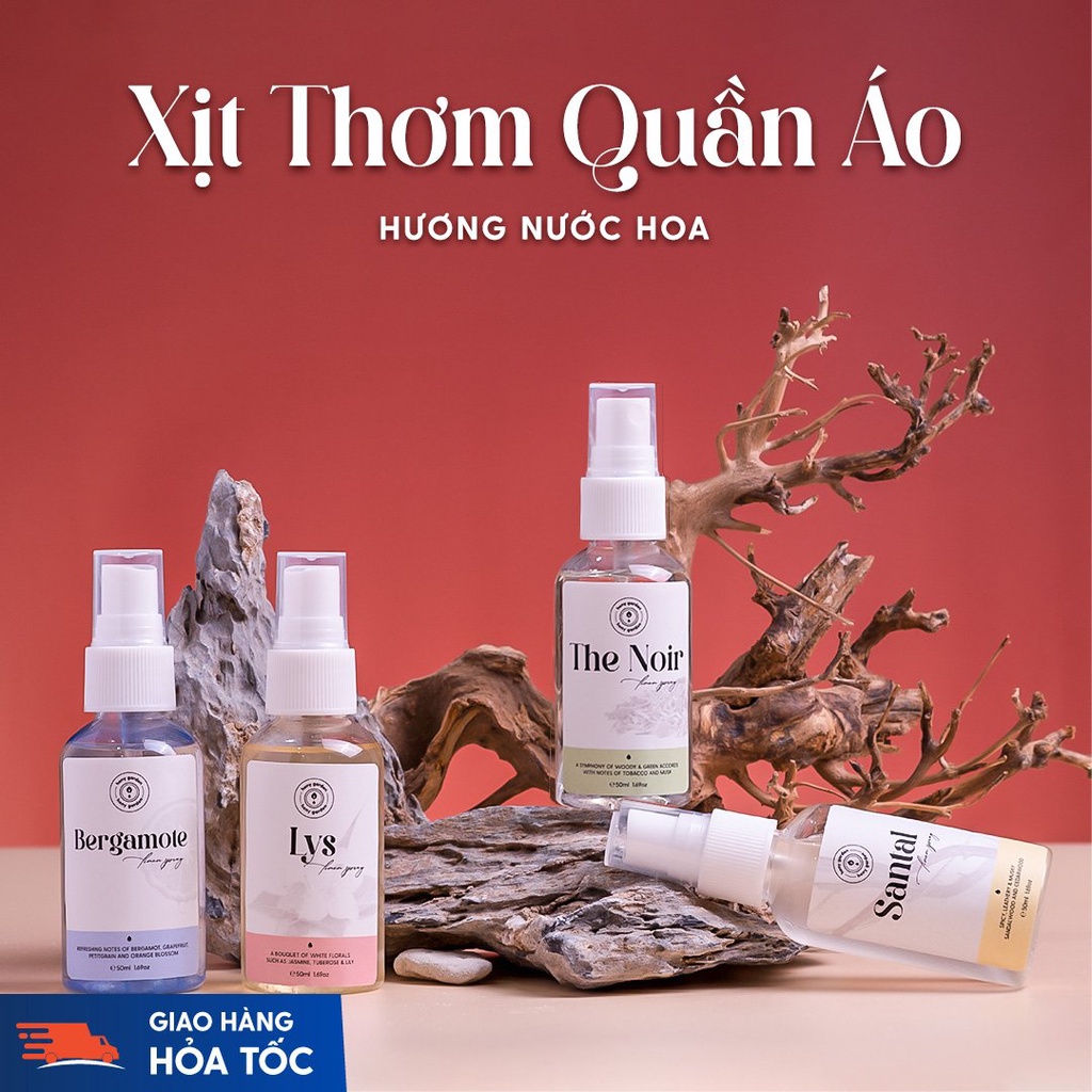 Xịt Thơm Quần Áo Hương Nước Hoa Heny Garden 50mL