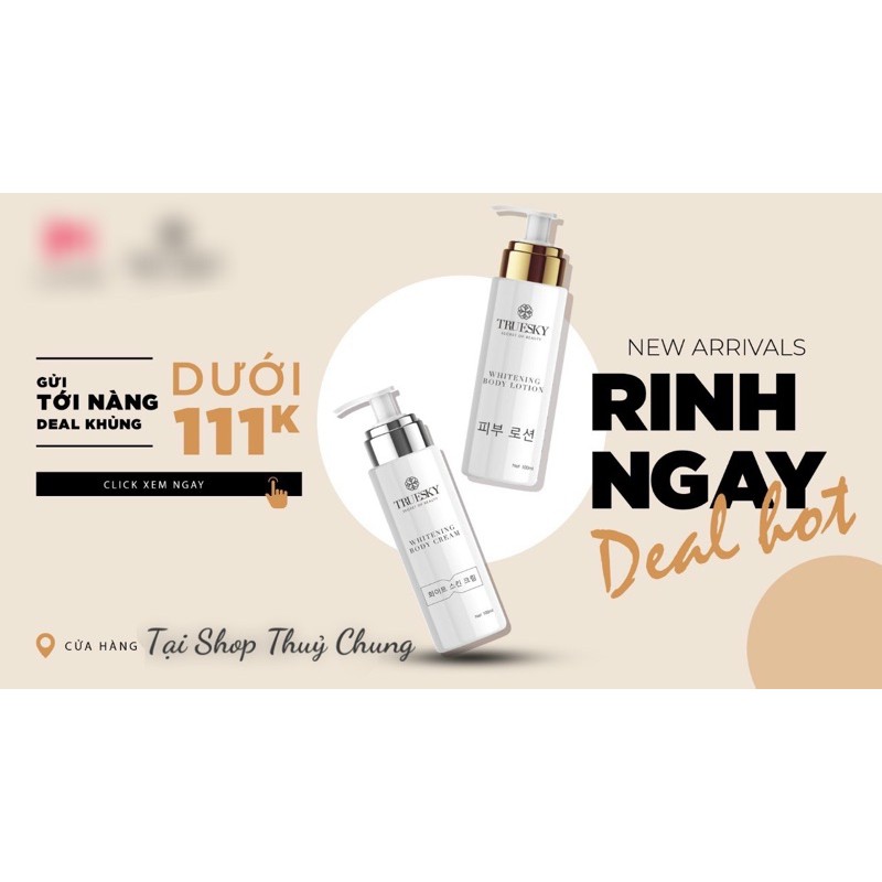[Tặng Quà 0đ] Kem Ủ Trắng Toàn Thân Cấp Tốc Hiệu Quả Trúekey 100ml Mã VN1632 | BigBuy360 - bigbuy360.vn