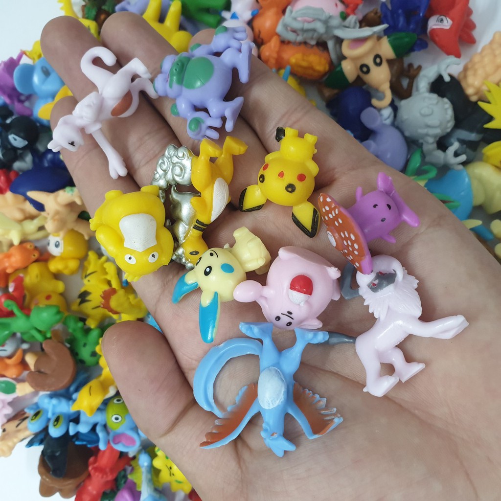 Đồ chơi 50 con Anime POKEMON bằng nhựa size nhỏ 2-3 cm tuyển tập Pokemon đa hệ mẫu ngẫu nhiên (Set Poke'mon) - New4all