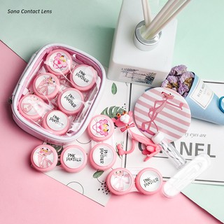 Bộ Kit Khay Gương Dụng Cụ Báo Hồng Đựng Lens