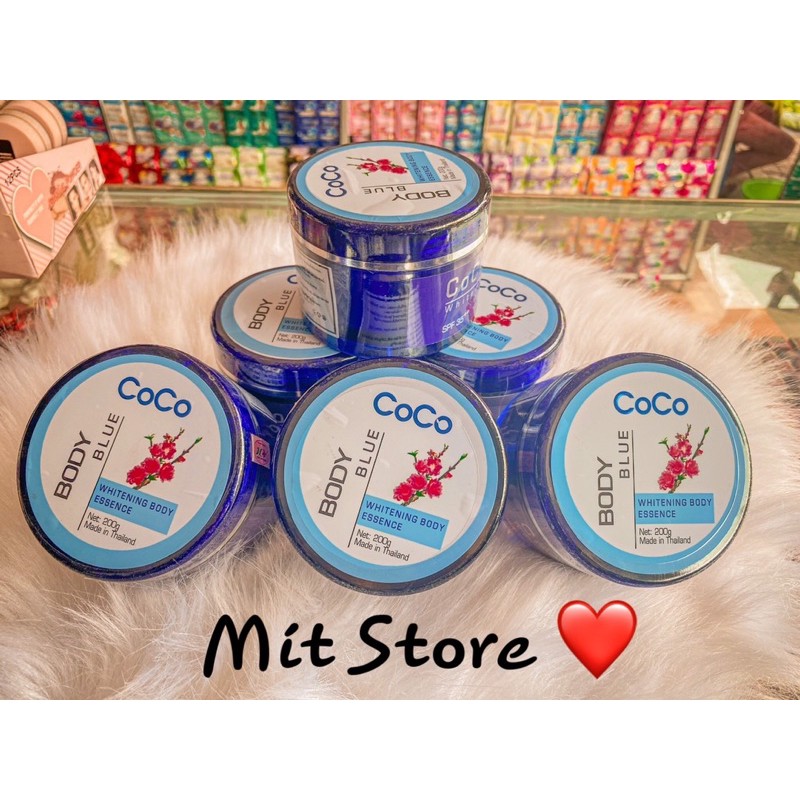 🍁🍁 (200g) KEM Dưỡng Trắng Da BODY COCO BLUE