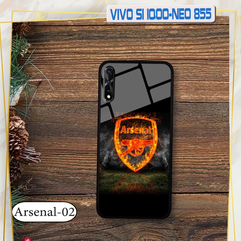 Ốp lưng kính 3D Vivo S1/ iQOO Neo 855- hình đội bóng
