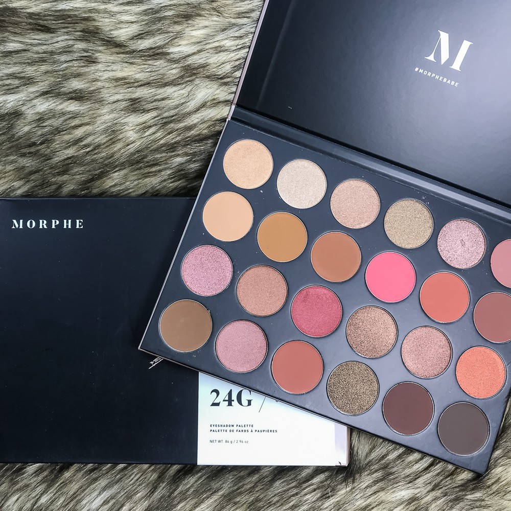 Bảng phấn mắt Morphe 24G Grand Glam Eyeshadow Palette chất phấn Matte và Shimmer