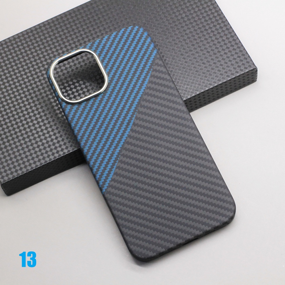 Ốp Điện Thoại Sợi Carbon Siêu Mỏng Cao Cấp Cho IP 13 Pro Max i13