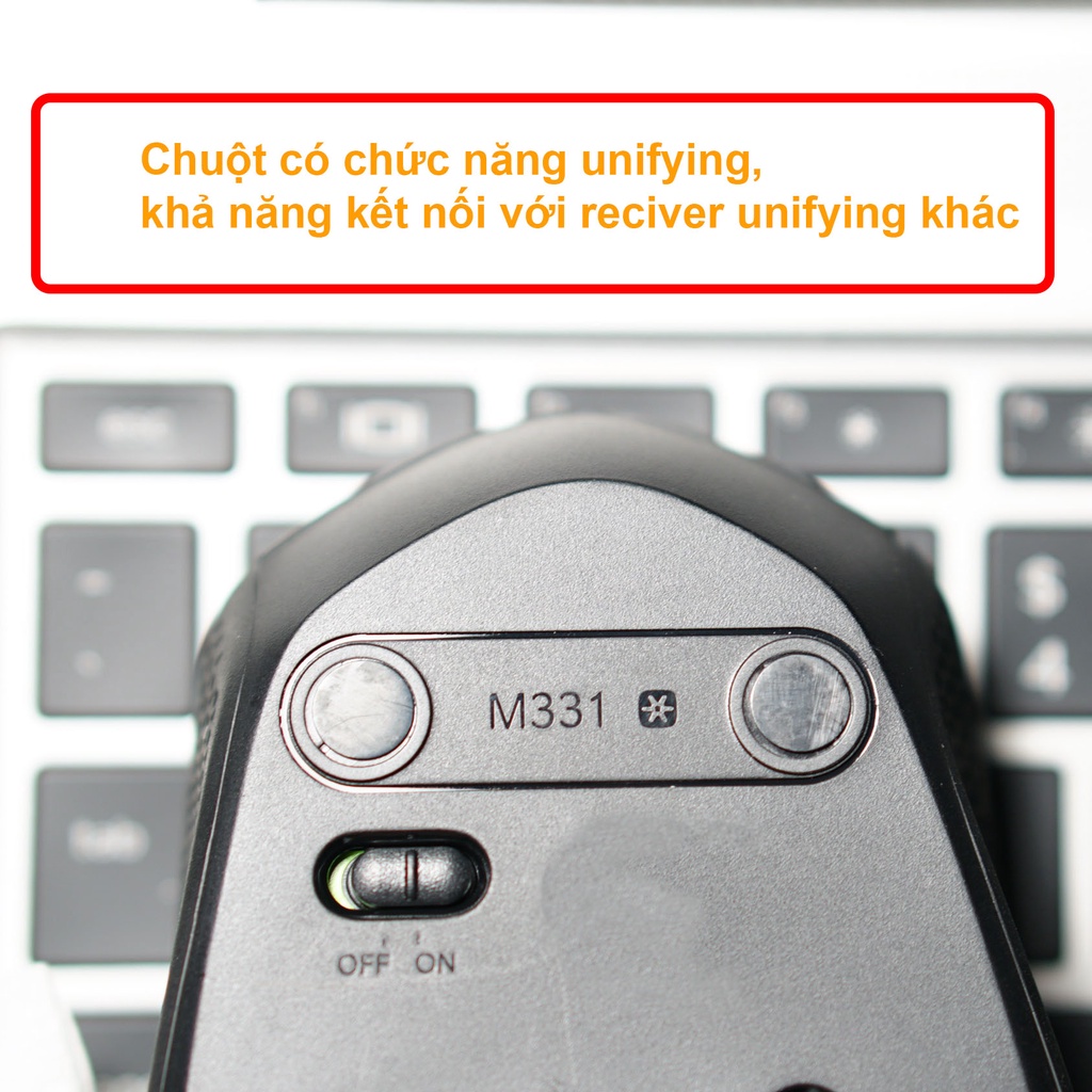 Logitẹch M331 Wireless Mouse SILENT PLUS