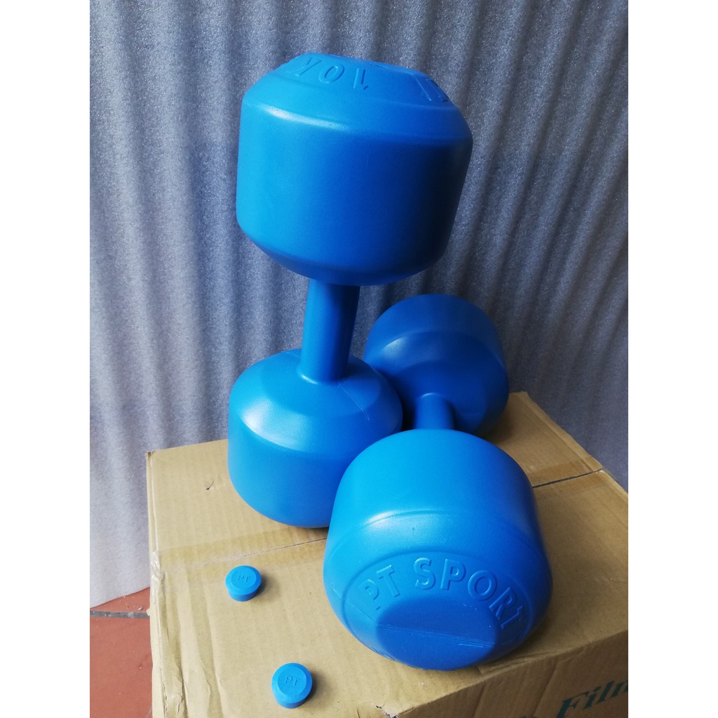 Bộ 2 cái vỏ tạ tay nhựa 10kg phucthanhsport