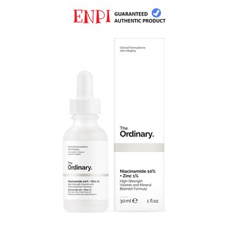 Tinh Chất Trị Mụn Giảm Thâm The Ordinary Niacinamide 10% + Zinc 1% 30ml