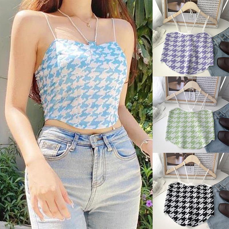 Áo Tank Top Cổ Yếm Thiết Kế Quyến Rũ Cho Phái Nữ