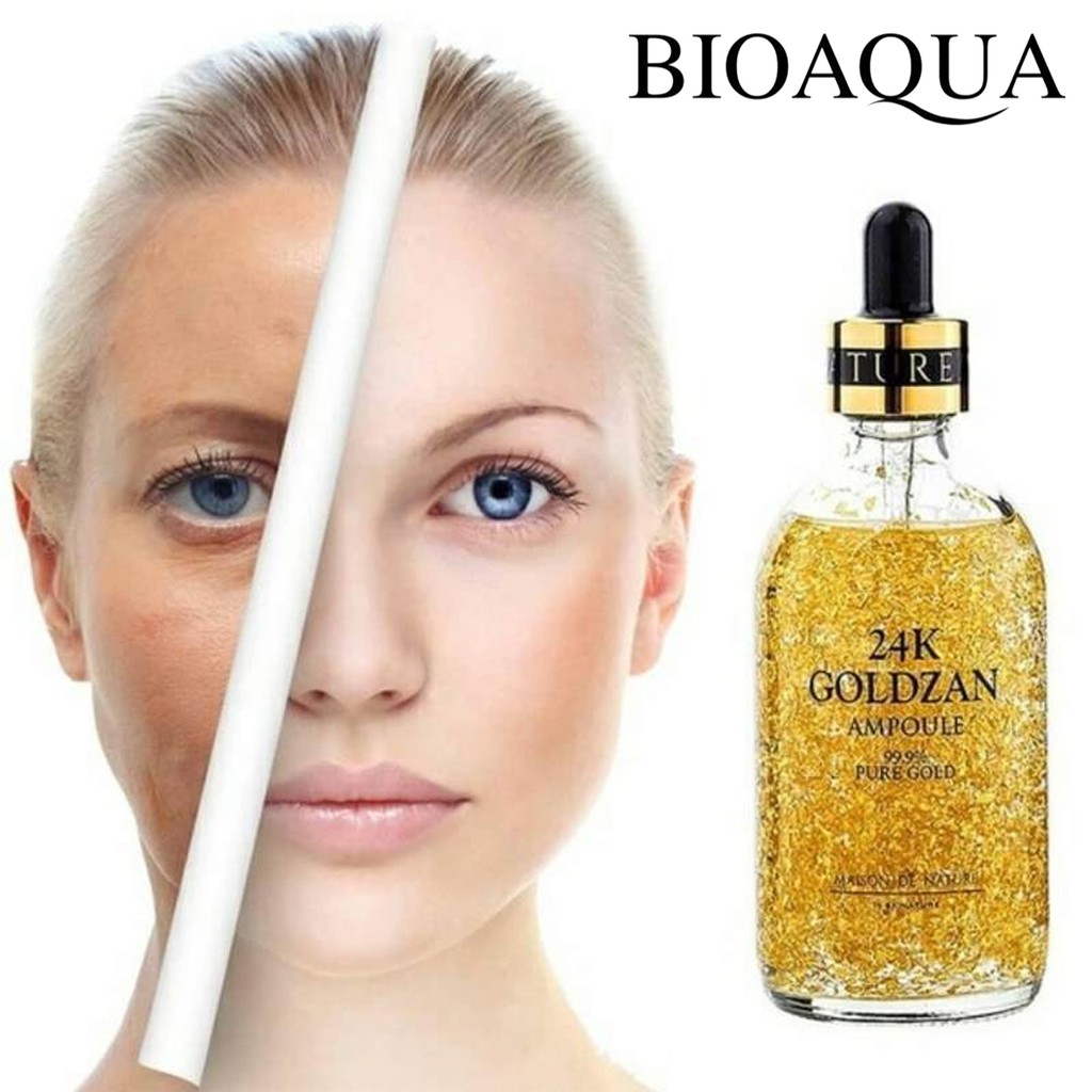 (hàng Mới Về) Serum Vàng 100% Bioaqua 100 ml Làm Trắng Da Trị Mụn Hiệu Quả