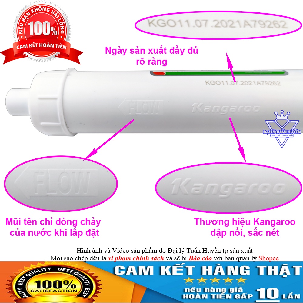 Lõi lọc nước số 9 - ORP CARTRIDGE Kangaroo chính hãng